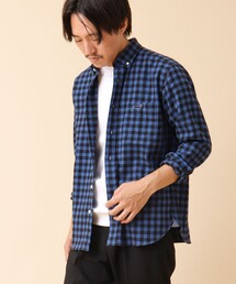 NOLLEY’S | クジラBD ネルシャツ 24AW(シャツ/ブラウス)