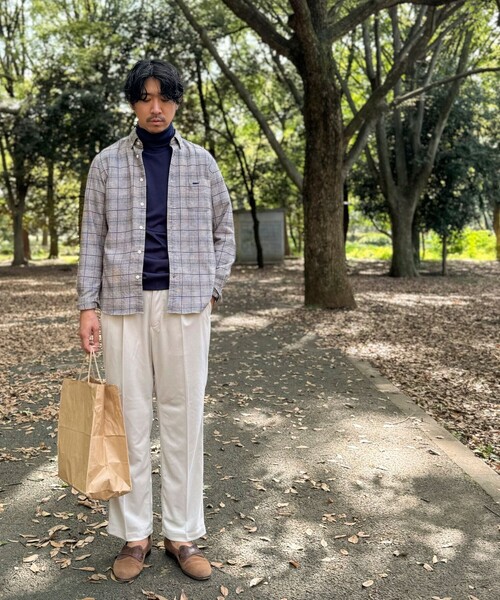 NOLLEY’S（ノーリーズ）の「クジラBD ネルシャツ 24AW（シャツ/ブラウス・メンズ・グレー系その他/ネイビー/ブルー/ブルー系その他/ブルー系その他2/グレー系その他2・S/M/L/XL）」の15枚目の写真