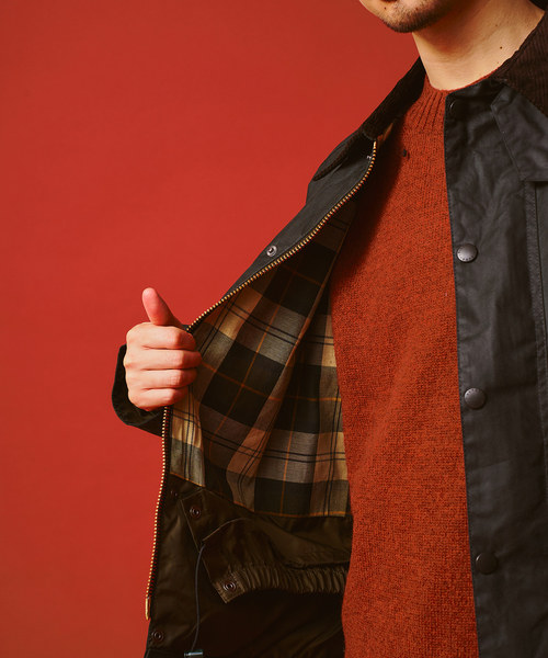 Barbour（バブアー）の「Barbour / バブアー os transport wax jacket（その他アウター・メンズ・ネイビー/ブラック/カーキ・40/38/36）」の8枚目の写真