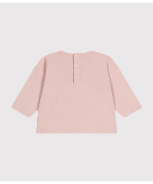 PETIT BATEAU（プチバトー）の「長袖Ｔシャツ（Tシャツ/カットソー・キッズ・ライトピンク・18MONTH/12MONTH/24MONTH/36MONTH）」の3枚目の写真