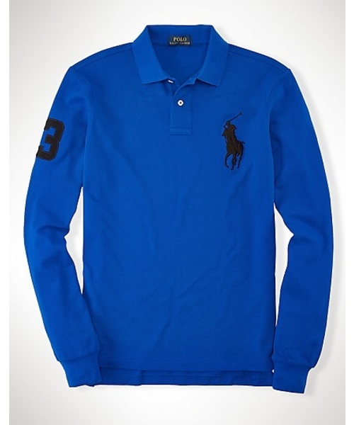 POLO RALPH LAUREN(ポロ ラルフ ローレン)の「カスタムフィット Big Pony ポロシャツ(ポロシャツ・メンズ・グレー/パープル/ブルー/ネイビー/ホワイト/グリーン・X-LARGE/MEDIUM/X-SMALL/SMALL/LARGE)」の6枚目の写真