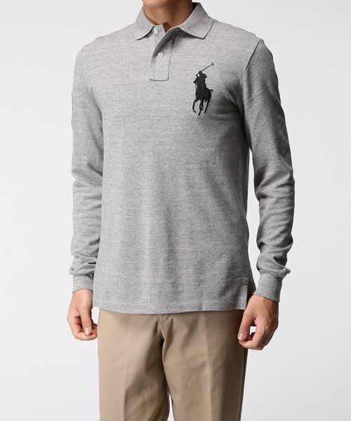 POLO RALPH LAUREN(ポロ ラルフ ローレン)の「カスタムフィット Big Pony ポロシャツ(ポロシャツ・メンズ・グレー/パープル/ブルー/ネイビー/ホワイト/グリーン・X-LARGE/MEDIUM/X-SMALL/SMALL/LARGE)」の10枚目の写真