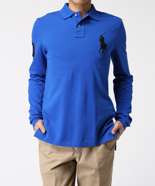 POLO RALPH LAUREN(ポロ ラルフ ローレン)の「カスタムフィット Big Pony ポロシャツ(ポロシャツ・メンズ・グレー/パープル/ブルー/ネイビー/ホワイト/グリーン・X-LARGE/MEDIUM/X-SMALL/SMALL/LARGE)」の13枚目の写真