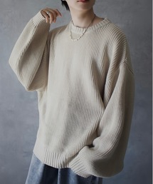 favclo. | volume sleeve knit pullover / ボリュームスリーブニットプルオーバー(ニット/セーター)