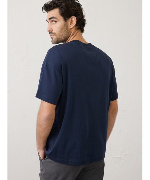 BANANA REPUBLIC FACTORY STORE（バナナリパブリック ファクトリーストア）の「BANANA REPUBLIC FACTORY STORE　　日本限定 LUXE TOUCH Tシャツ半袖（Tシャツ/カットソー・メンズ・ネイビー/ホワイト/ブラック・L/S/M/XL）」の9枚目の写真