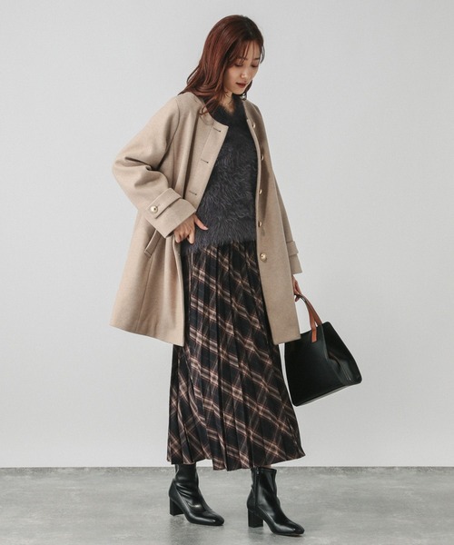 セール】シャギーVネックプルオーバー/147074（ニット/セーター