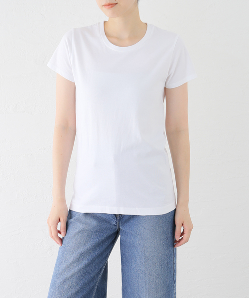 Spick & Span（スピックアンドスパン）の「HANES / ヘインズ 2P Japan Fit for HER クルーネックTシャツ HW5310（Tシャツ/カットソー・レディース・ホワイト・MEDIUM）」の22枚目の写真