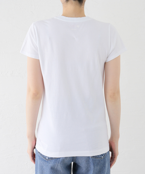 Spick & Span（スピックアンドスパン）の「HANES / ヘインズ 2P Japan Fit for HER クルーネックTシャツ HW5310（Tシャツ/カットソー・レディース・ホワイト・MEDIUM）」の3枚目の写真