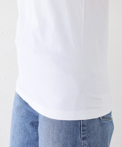 Spick & Span（スピックアンドスパン）の「HANES / ヘインズ 2P Japan Fit for HER クルーネックTシャツ HW5310（Tシャツ/カットソー・レディース・ホワイト・MEDIUM）」の7枚目の写真