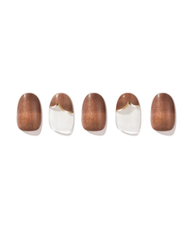 BEAUTY AVENUE（ビューティーアベニュー）の「EDGEU/エッジユー ENS245 BROWN HEART MAGNET（ネイルシール/ネイルチップ）」