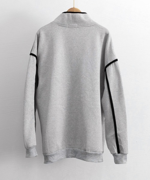 Miniministore(ミニミニストア)の「ジップアップパーカー 裏微起毛スウェット(パーカー・レディース・グレー/ブラック・FREE)」の17枚目の写真