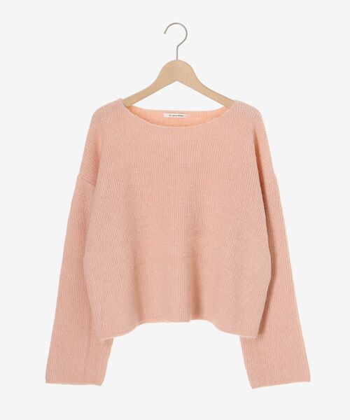 le.coeur blanc（ルクールブラン）の「ラメ畦ニットプルオーバー（ニット/セーター・レディース・グレー/ベージュ/ピンク・38）」の4枚目の写真