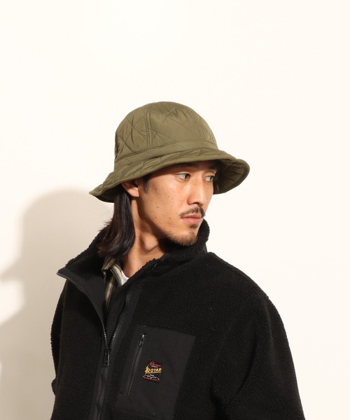 ROTAR（ローター）の「Quilting Backet Hat（ハット・メンズ・ブラック/カーキ・FREE）」の4枚目の写真