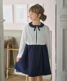 ジャケット/アウター セットアップ ネイビー ワンピース