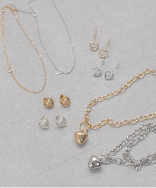 mysty woman（ミスティウーマン）の「サガリハートピアス  283905（ピアス（両耳用）・レディース・ゴールド/シルバー・FREE）」の3枚目の写真