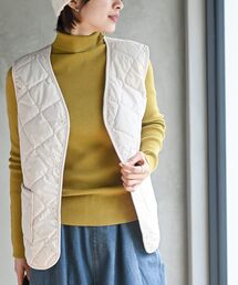 rps | ダイヤキルト裏フリースベスト(ベスト)