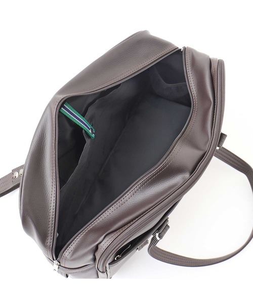 EASTBOY（イーストボーイ）の「イーストボーイ スクバ 合皮 バッグ スクール 中学生 高校生 通学 鞄 女子用 スクールバッグ スクバデコ 学生鞄 女子高生 学生服（ショルダーバッグ・キッズ・ブラック/ブラウン・F）」の5枚目の写真