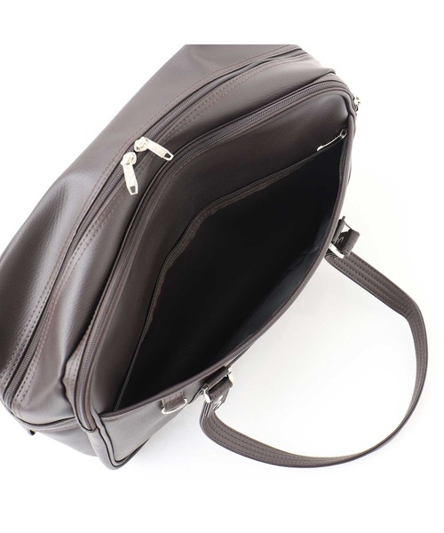 EASTBOY（イーストボーイ）の「イーストボーイ スクバ 合皮 バッグ スクール 中学生 高校生 通学 鞄 女子用 スクールバッグ スクバデコ 学生鞄 女子高生 学生服（ショルダーバッグ・キッズ・ブラック/ブラウン・F）」の7枚目の写真