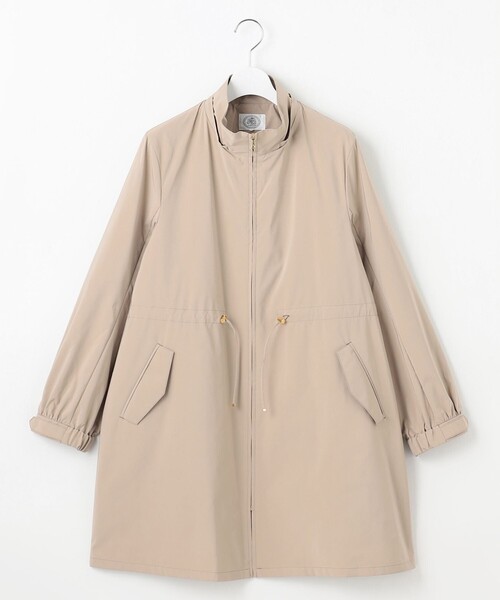 J.PRESS(ジェイプレス)の「【撥水・洗える】Artirosa スタンドカラー ロング丈 コート(その他アウター・レディース・ネイビー系/ベージュ系/ブラウン系1・7/11/9)」の16枚目の写真