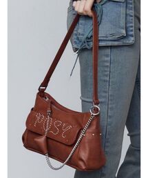 EMODA | フラップロゴチャームバッグ(ハンドバッグ)