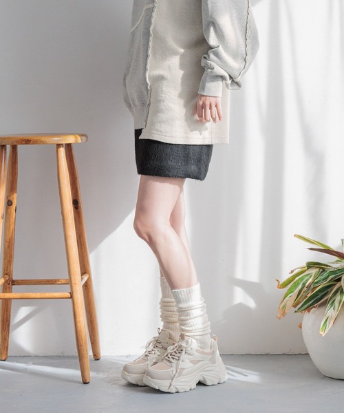 LOWRYS FARM（ローリーズファーム）の「シャギーミニスカート 290100（スカート・レディース・ベージュ/グレー・FREE）」の17枚目の写真