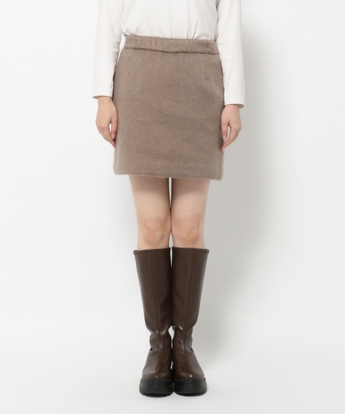 LOWRYS FARM（ローリーズファーム）の「シャギーミニスカート 290100（スカート・レディース・ベージュ/グレー・FREE）」の18枚目の写真