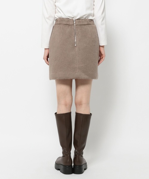 LOWRYS FARM（ローリーズファーム）の「シャギーミニスカート 290100（スカート・レディース・ベージュ/グレー・FREE）」の20枚目の写真