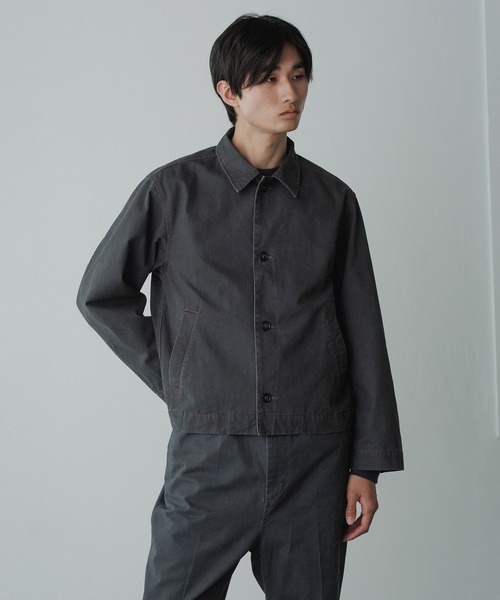 セール】【WEB限定】コットンツイル ボクシー ジャケット / ロング