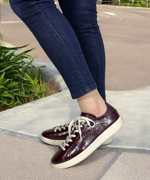 ASH（アッシュ）の「ASH/アッシュ【SUPER】フラットソールローカットスニーカー 2cmヒール フラット（スニーカー・レディース・シャンパン/アイボリー/シルバーグレー/ボルドー/ホワイト×ブラウン・37/36/39/38/40/35）」の5枚目の写真