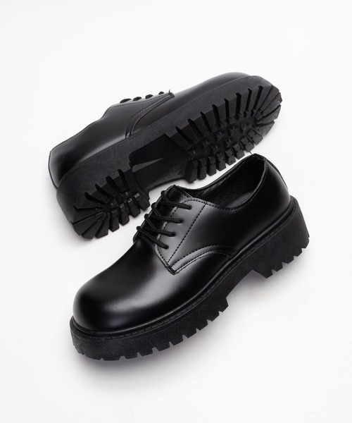 SVEC(シュベック)の「厚底 レースアップシューズ(ドレスシューズ・レディース・ブラック・41/38/39/42/43/37/45/44/40)」の6枚目の写真