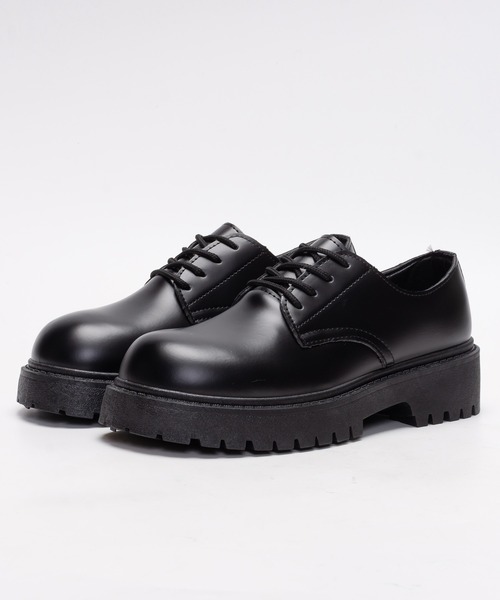 SVEC(シュベック)の「厚底 レースアップシューズ(ドレスシューズ・レディース・ブラック・41/38/39/42/43/37/45/44/40)」の5枚目の写真