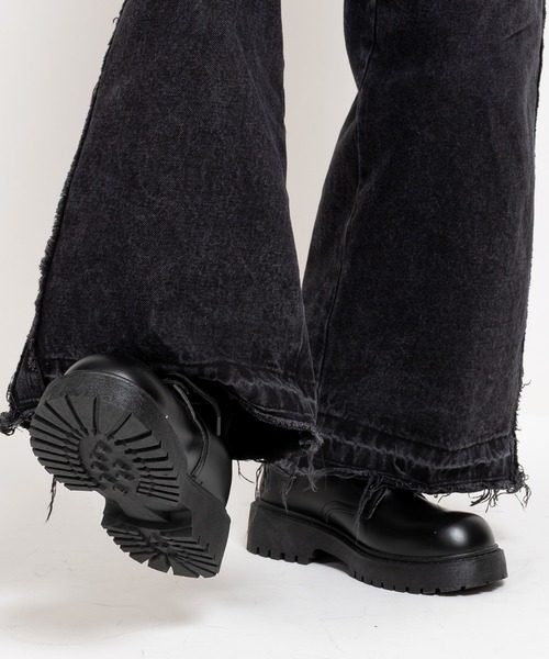 SVEC(シュベック)の「厚底 レースアップシューズ(ドレスシューズ・レディース・ブラック・41/38/39/42/43/37/45/44/40)」の3枚目の写真