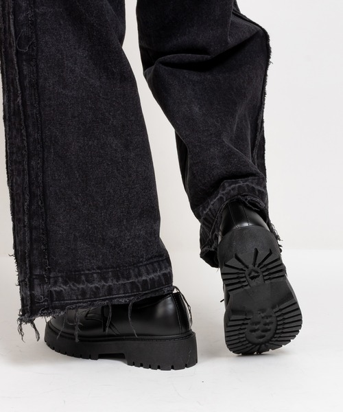 SVEC(シュベック)の「厚底 レースアップシューズ(ドレスシューズ・レディース・ブラック・41/38/39/42/43/37/45/44/40)」の4枚目の写真