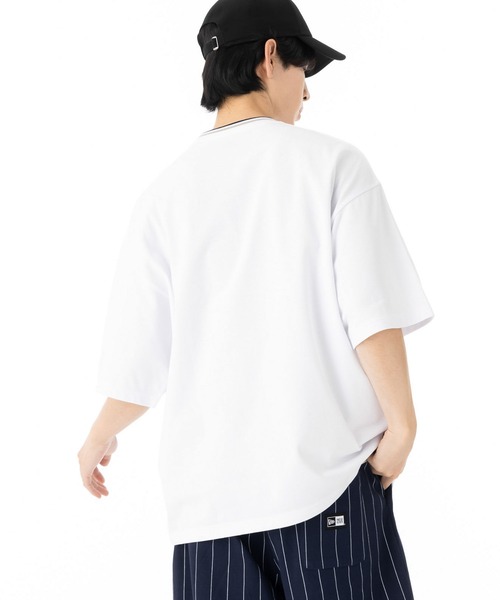 NEW ERA(ニューエラ)の「ニューエラ 半袖Tシャツ オーバーサイズ MLBコットン(Tシャツ/カットソー・メンズ・ネイビー/ホワイト・XXL/XL/L/M/S)」の10枚目の写真