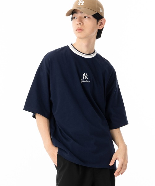 NEW ERA(ニューエラ)の「ニューエラ 半袖Tシャツ オーバーサイズ MLBコットン(Tシャツ/カットソー・メンズ・ネイビー/ホワイト・XXL/XL/L/M/S)」の21枚目の写真