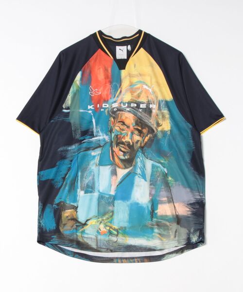国内送 PUMA x KIDSUPER グラフィック ジャージ Tシャツ 2カラ− 国内送 PUMA x KIDSUPER グラフィック ジャージ Tシャツ 2カラ