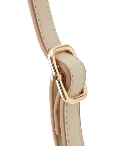 ROPE' PICNIC(ロペピクニック)の「3層スクエアフォルムミドルショルダー&ハンドバッグ(ショルダーバッグ・レディース・ベージュ系その他/キナリ/ブラック・FREE)」の22枚目の写真