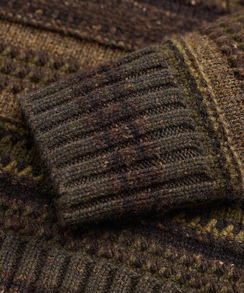 RRL(ダブル アール エル)の「ストライプド ウール タートルネック セーター(ニット/セーター・レディース・ブラウン・4/2/1/3)」の6枚目の写真