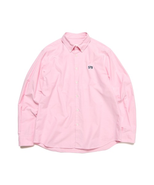 SOPHNET.(ソフネット)の「SPN WAPPEN REGULAR FIT B.D SHIRT(シャツ/ブラウス・メンズ・ネイビー/ピンク/ホワイト・SMALL/MEDIUM/LARGE/X-LARGE)」の3枚目の写真