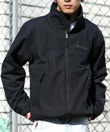 美品コロンビアColumbiaチェックマウンテンジャケットジップアップブルゾン黒 jkt-cb-pm3188_11.jpg