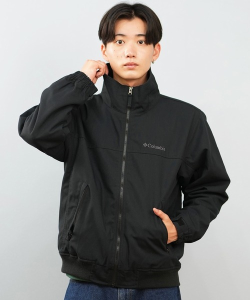 古着 Columbia ロマビスタジャケット 刺繍 L 黒 フリース columbia/コロンビア LOMA VISTA STAND NECK JACKET ロマヴィスタ