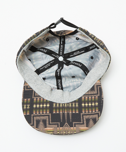 PENDLETON（ペンドルトン）の「【PENDLETON / ペンドルトン】ECOPET/6パネルキャップ/ハーディング柄/PDT-000-251043（キャップ・メンズ・ベージュ/ブラック・フリー）」の6枚目の写真