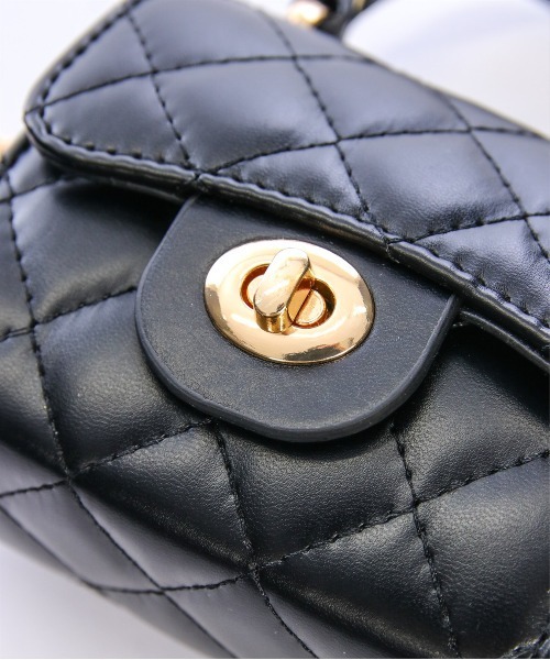 clear（クリア）の「キルティングミニショルダーバッグ［旅行 デイリー 着回し抜群］≪SS新作≫（ショルダーバッグ・レディース・ピンク/オフホワイト/ブラック・F）」の14枚目の写真