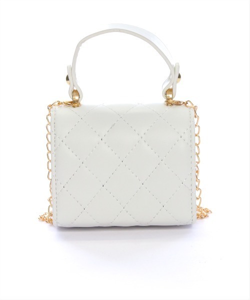 clear（クリア）の「キルティングミニショルダーバッグ［旅行 デイリー 着回し抜群］≪SS新作≫（ショルダーバッグ・レディース・ピンク/オフホワイト/ブラック・F）」の18枚目の写真