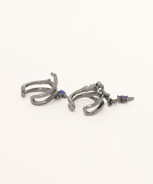 ブルースターダストドロップイヤーカフ2点セット/ユニセックスY2K（MA