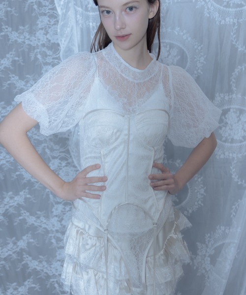 monepine / モネピネ/レースデザインコルセット セール】lace design corset/レースデザインコルセット（その他
