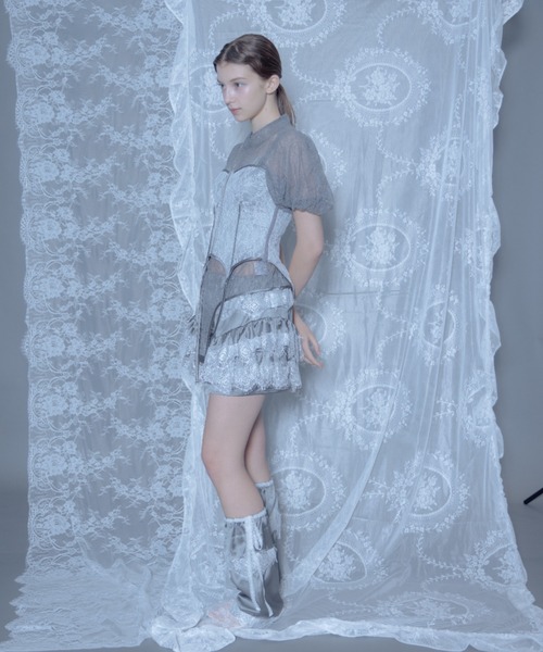 【お試し価格！】 lace corset/レースデザインコルセット（その他トップス design トップス