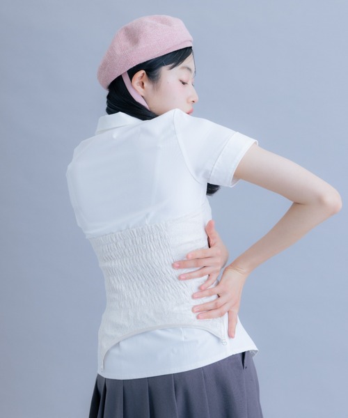 lace design corset/レースデザインコルセット（その他トップス