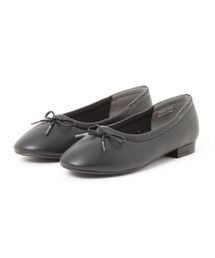 la farfa SHOES（ラ・ファーファ シューズ）の「la farfa shoes 柔らか素材 リボンバレエシューズ（パンプス）」