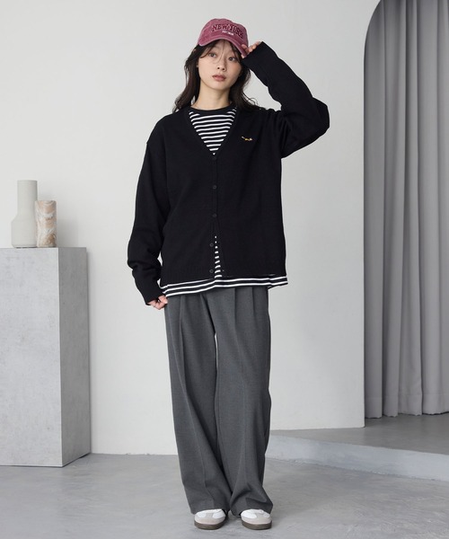 かーでぃがん PENNEYS/ペニーズ 別注 THE FOX ロゴ ワンポイントワッペン刺繍